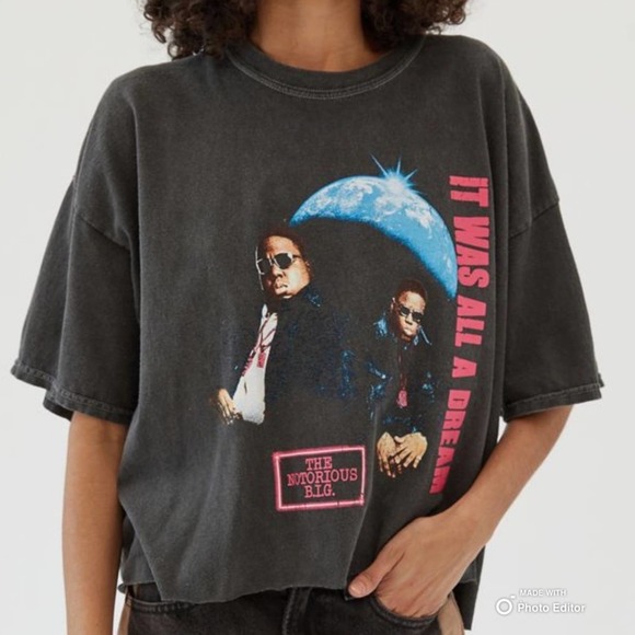 Urban Outfitters Tops - NWOT Biggie It Was All A Dream Boxy Oversized Tee